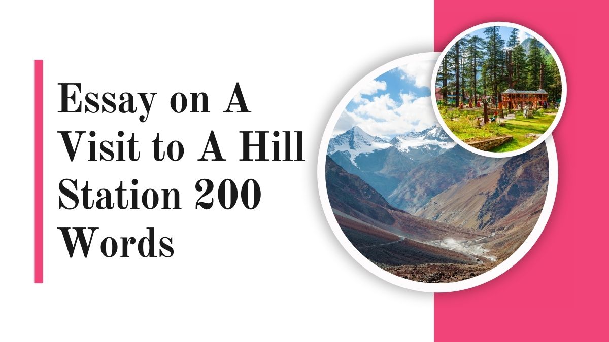 Essay on A Visit to A Hill Station 200 Words